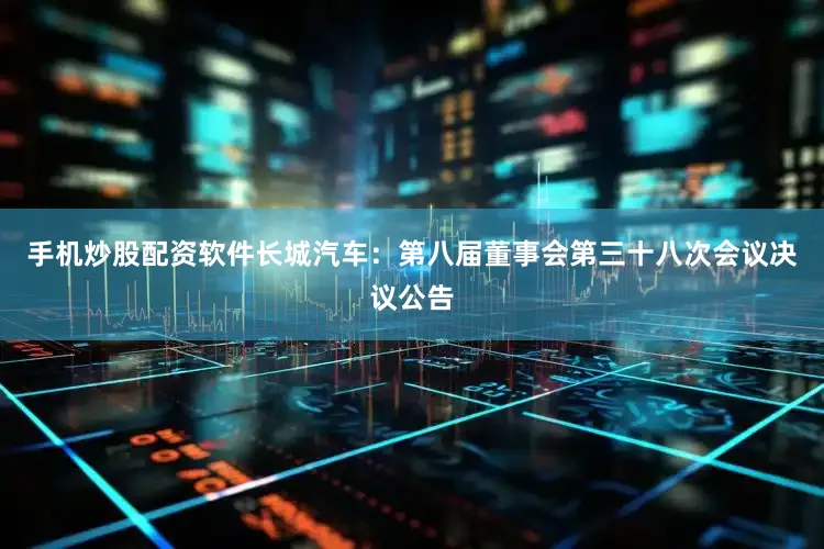 手机炒股配资软件长城汽车：第八届董事会第三十八次会议决议公告
